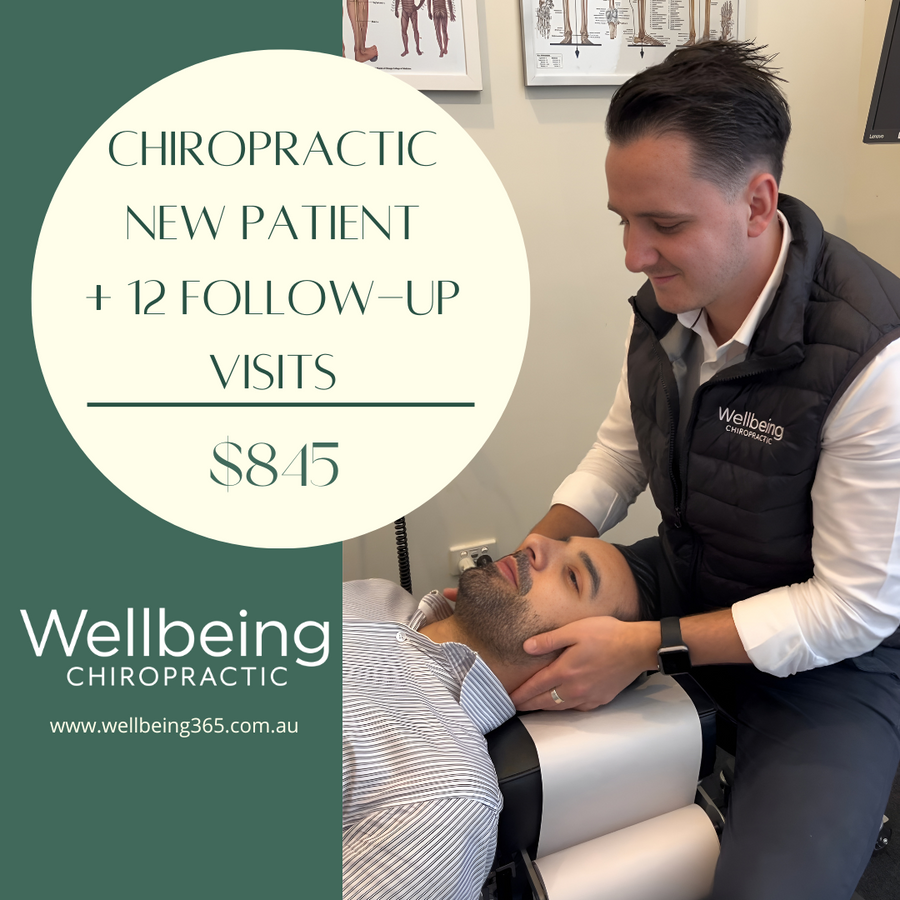Chiropractic - New Patient + 12 follow up visits