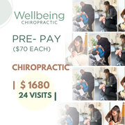 24 x Chiro Adjustments Pre-pay ($70 each)